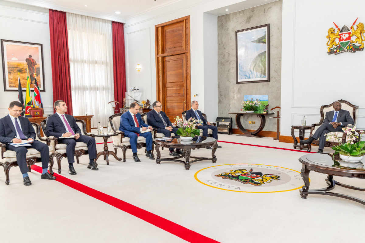 Ceyhun Bayramov Keniya Prezidenti ilə görüşüb - FOTO