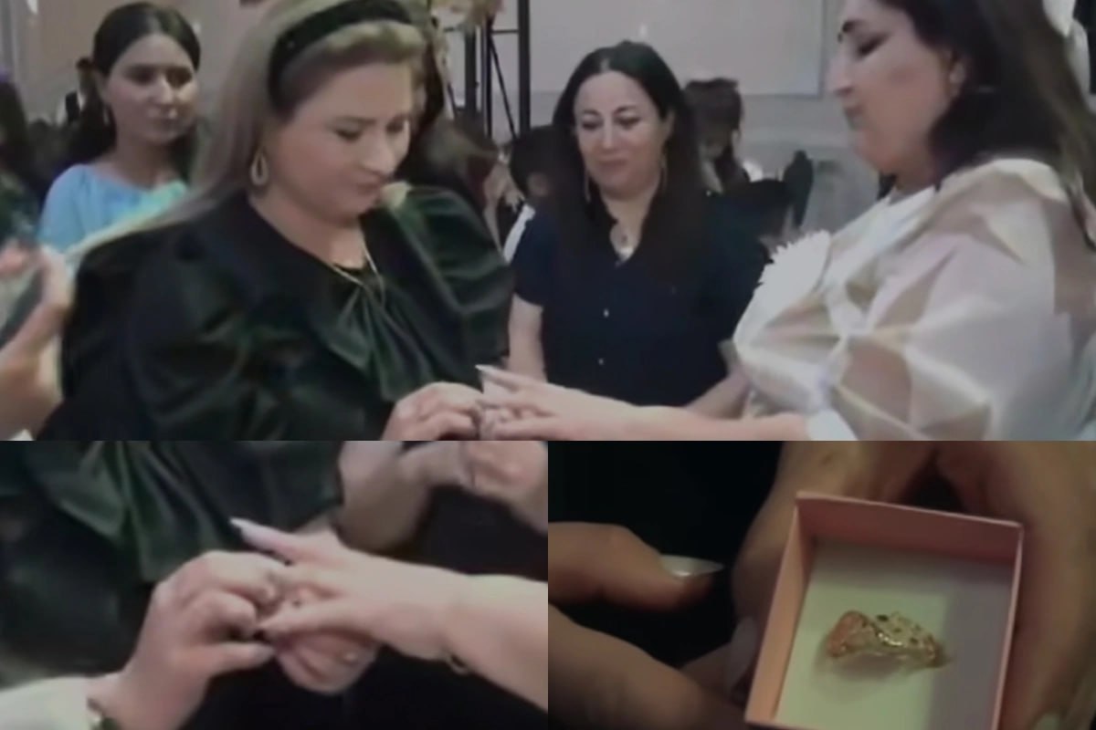Tovuzda valideynlər sıraya düzülüb, müəllimin barmağına üzük taxdılar – VİDEO Tovuzda valideynlər sıraya düzülüb, müəllimin barmağına üzük taxdılar – VİDEO