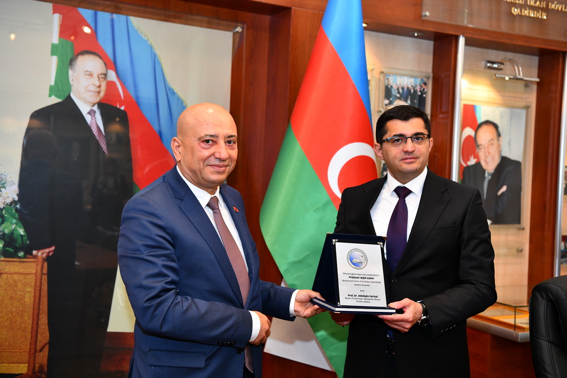 ADNSU ilə əməkdaşlığa başlayan ilk Alban ali təhsil müəssisəsi ilə perspektiv imkanlar müzakirə edilib – FOTO ADNSU ilə əməkdaşlığa başlayan ilk Alban ali təhsil müəssisəsi ilə perspektiv imkanlar müzakirə edilib – FOTO