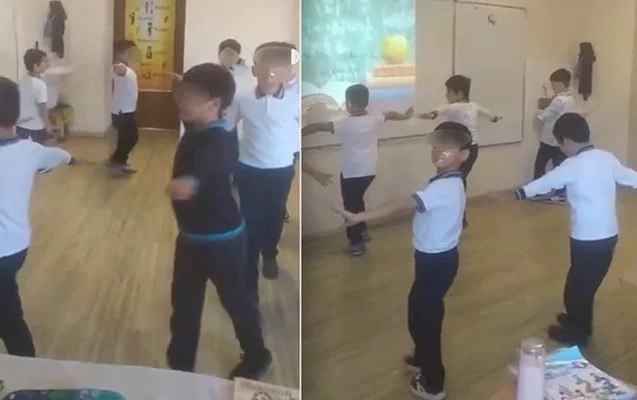 Şagirdlərin ağzını “skoç”layan müəllimə XƏBƏRDARLIQ EDİLDİ