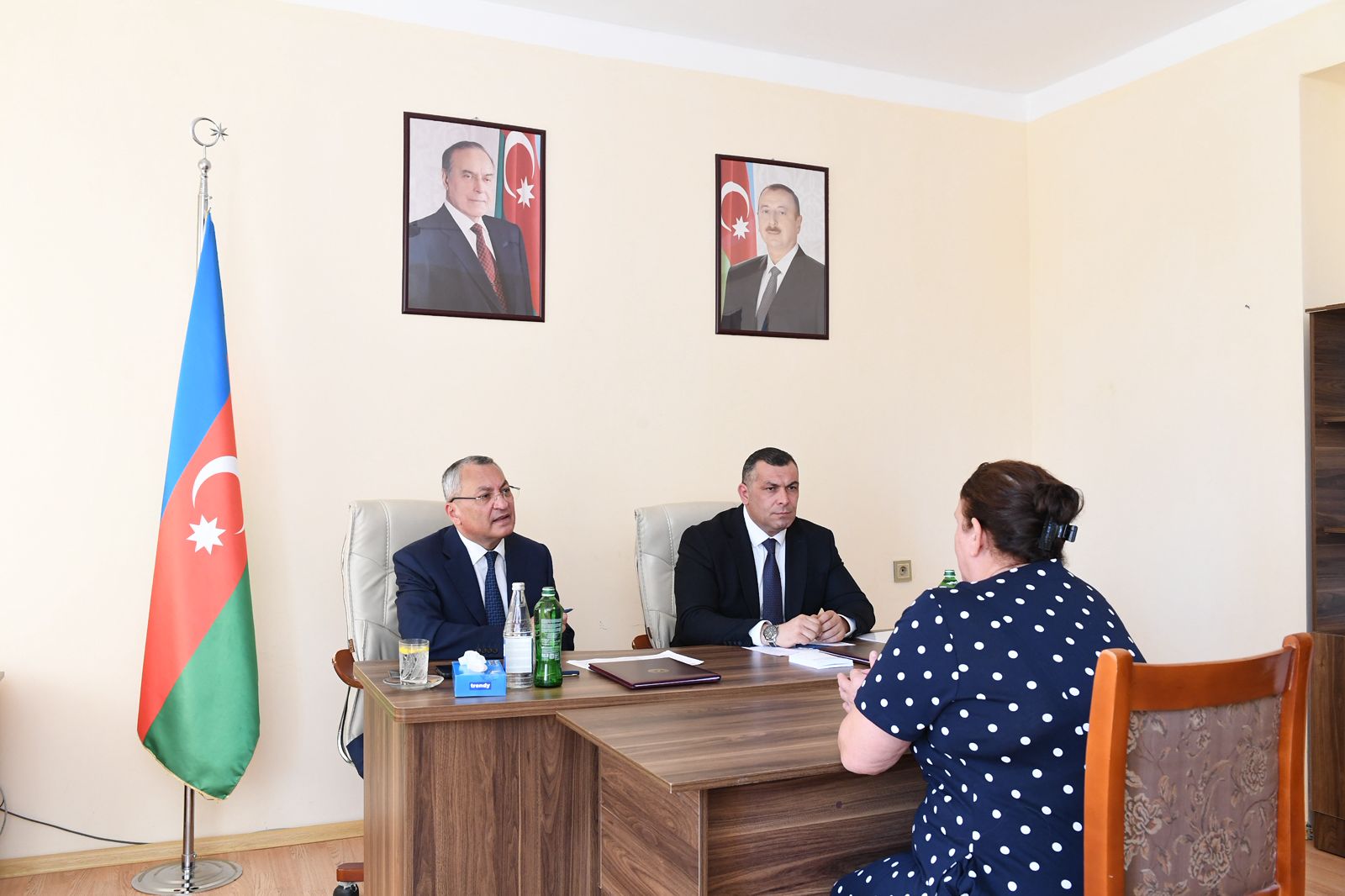 Şirvanda keçmiş məcburi köçkünlərin müraciətləri dinlənilib - FOTO