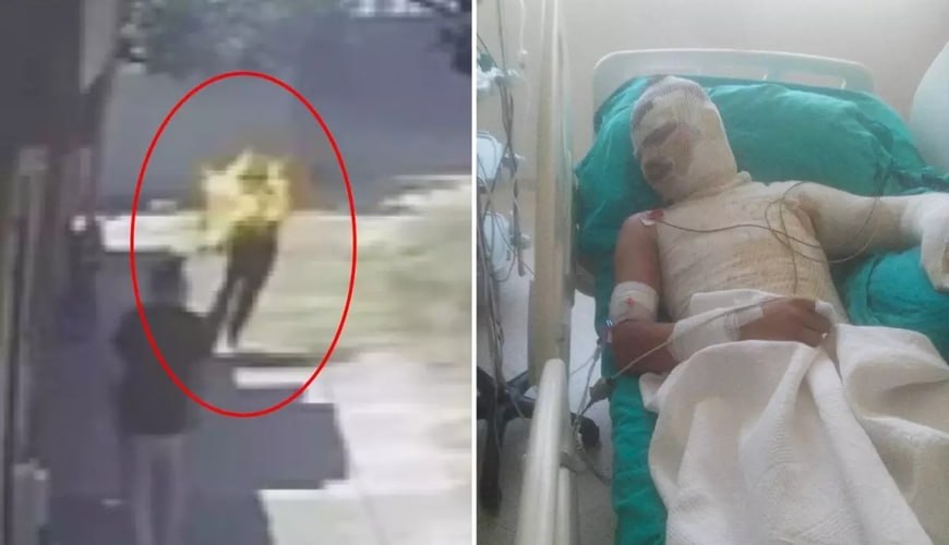 Mirasa görə qardaşı oğlunu diri-diri yandırdı - ŞOK GÖRÜNTÜLƏR