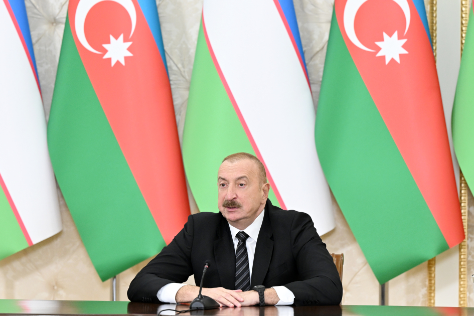 İlham Əliyev Qarabağın bərpasına köməyinə görə Özbəkistana minnətdarlıq etdi