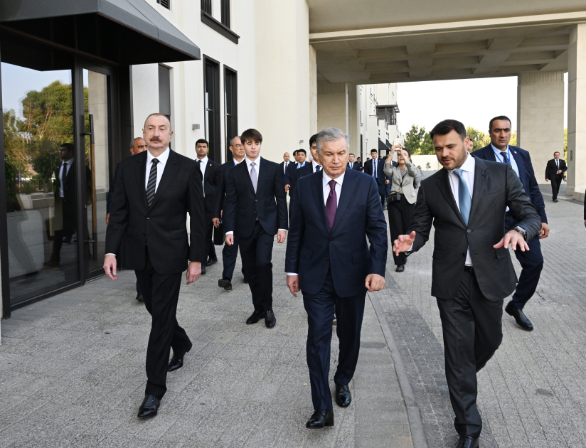 Azərbaycan və Özbəkistan prezidentləri “Sea Breeze” istirahət MƏRKƏZİNDƏ - FOTO