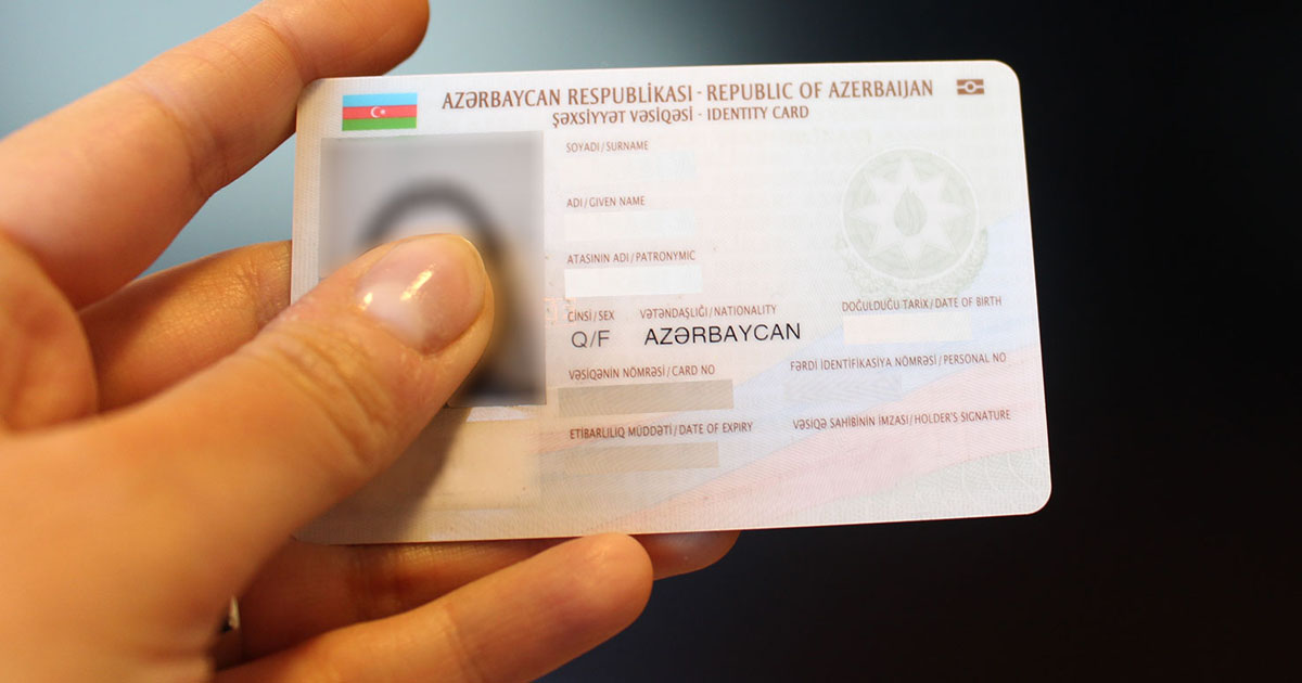 Şəxsiyyət vəsiqəsinə bu məlumatlar da ƏLAVƏ EDİLƏCƏK