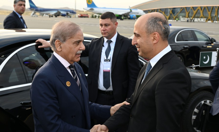 Şahbaz Şərifin Azərbaycana səfəri BAŞA ÇATDI - FOTO