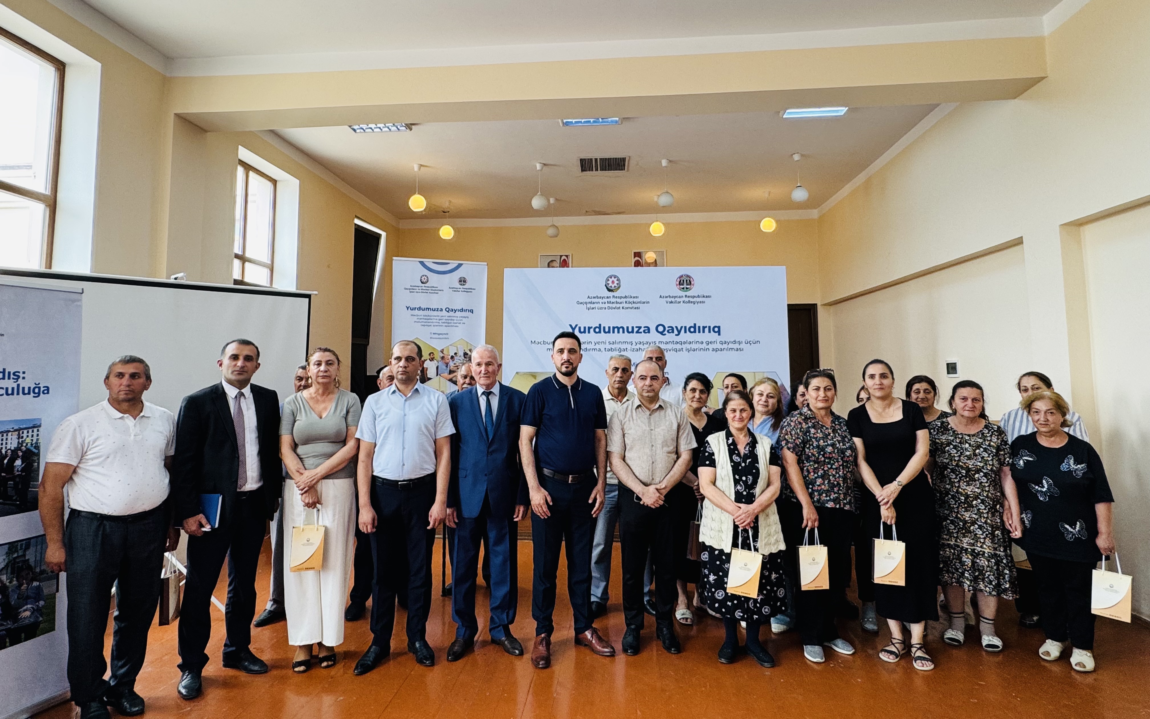 Mingəçevirdə keçmiş məcburi köçkünlər üçün hüquqi maarifləndirmə tədbiri keçirildi – VİDEO