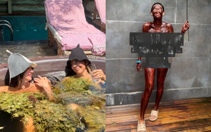 Nəsrin anası ilə şokolad vannası qəbul etdi – FOTO Nəsrin anası ilə şokolad vannası qəbul etdi – FOTO
