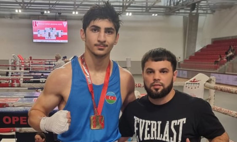 Boksçumuz beynəlxalq turnirdə qızıl medal qazandı Boksçumuz beynəlxalq turnirdə qızıl medal qazandı