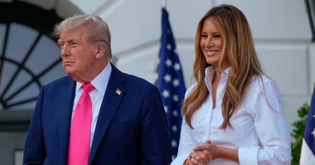 Tramp və Melaniya özlərini yeni evlənənlər kimi aparır - FOTO