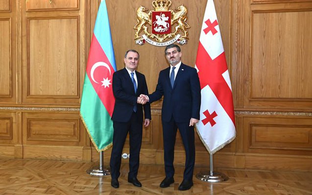 Ceyhun Bayramov Gürcüstan Prezidenti ilə görüşdü Ceyhun Bayramov Gürcüstan Prezidenti ilə görüşdü
