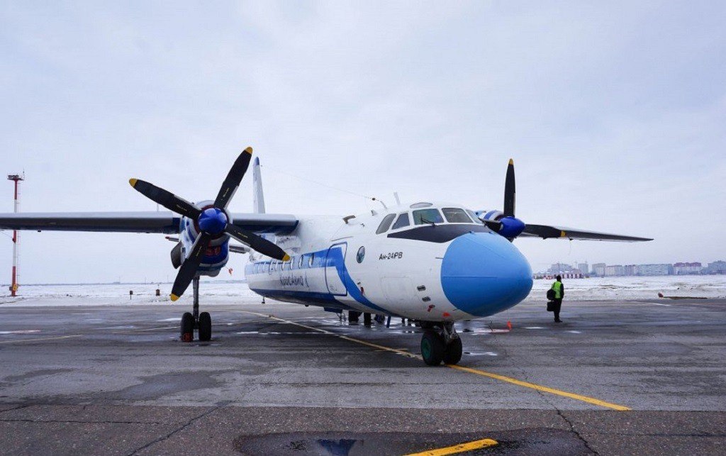 İtən An-24 təyyarəsinin yanan gövdəsi TAPILDI - VİDEO