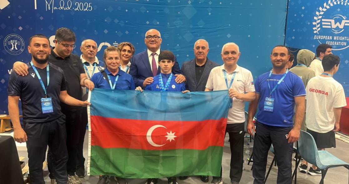 Gənc atletimiz Madriddə qızıl medal qazandı – FOTO Gənc atletimiz Madriddə qızıl medal qazandı – FOTO