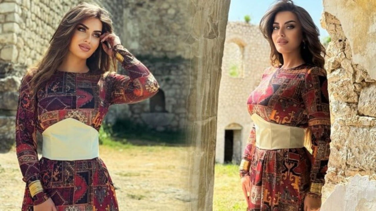 Şuşadakı geyimi diqqət çəkdi – FOTO Şuşadakı geyimi diqqət çəkdi – FOTO