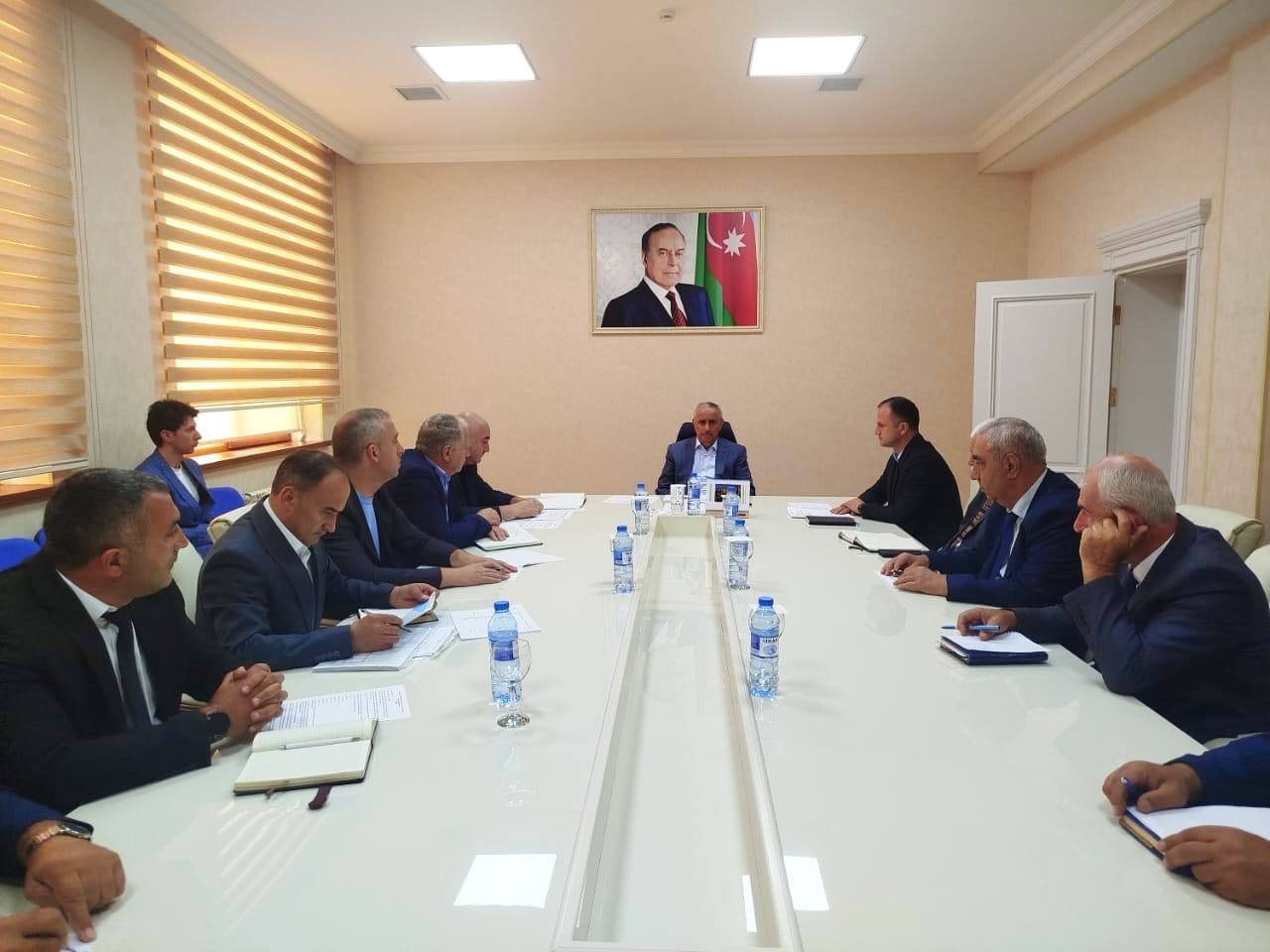 Qusarda suvarma sistemləri ilə bağlı problemlər MÜZAKİRƏ OLUNDU - FOTO