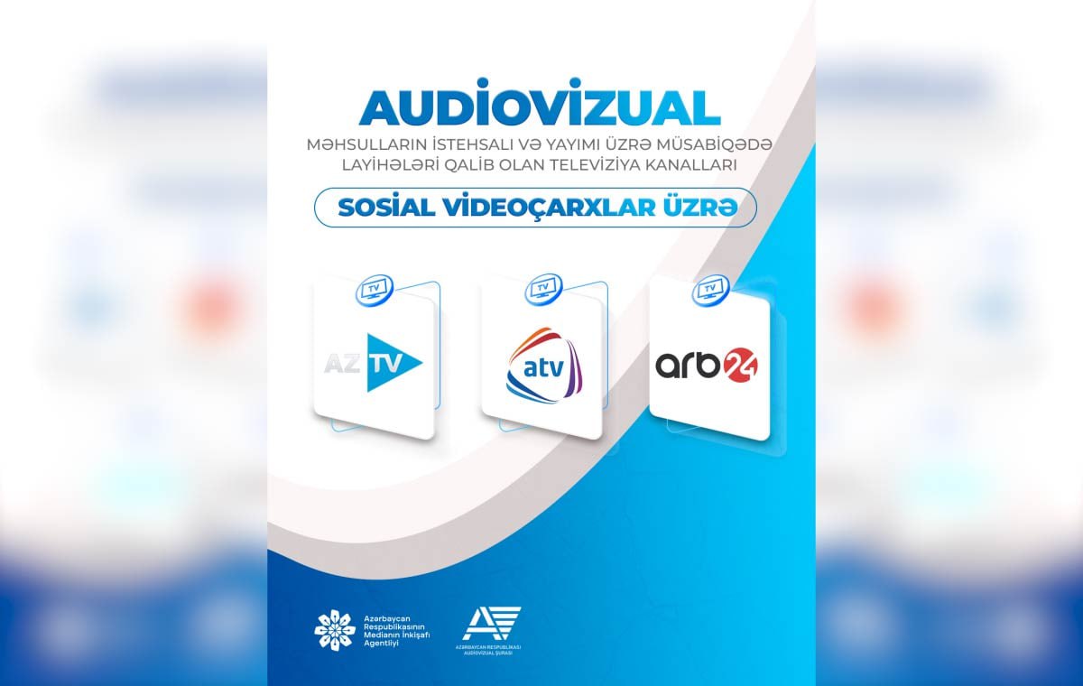 Audiovizual məhsulların istehsalı və yayımı üzrə müsabiqənin nəticələri AÇIQLANDI - FOTO Audiovizual məhsulların istehsalı və yayımı üzrə müsabiqənin nəticələri AÇIQLANDI - FOTO