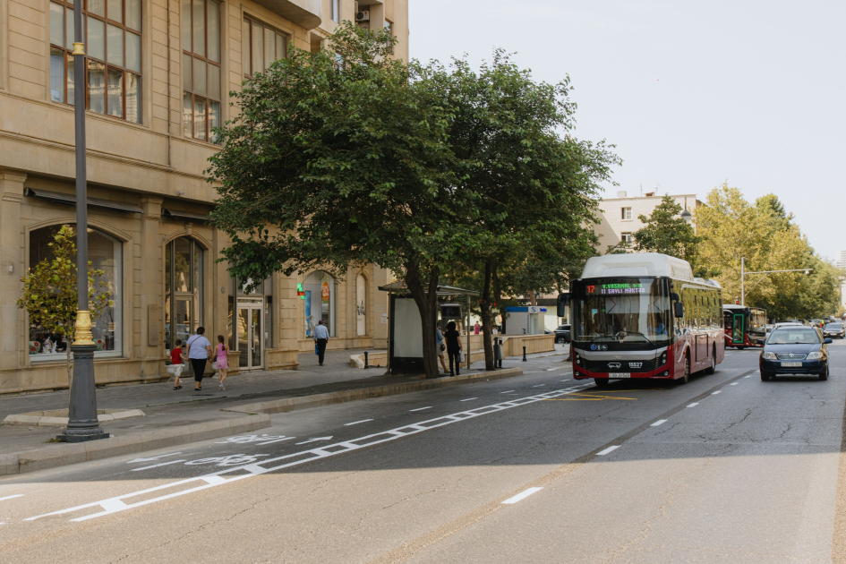 Bakının bu küçəsində də velosiped zolağı YARADILDI – FOTO