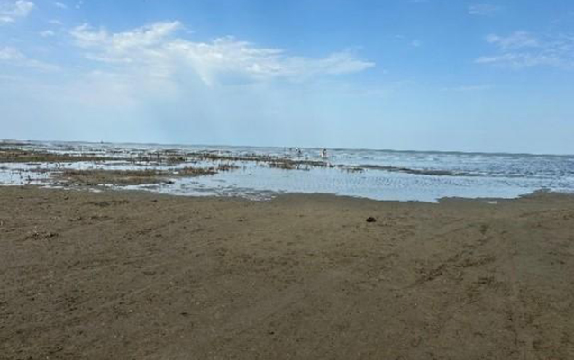 Azərbaycanın bu ərazisində dəniz 2 km GERİ ÇƏKİLİB – FOTO