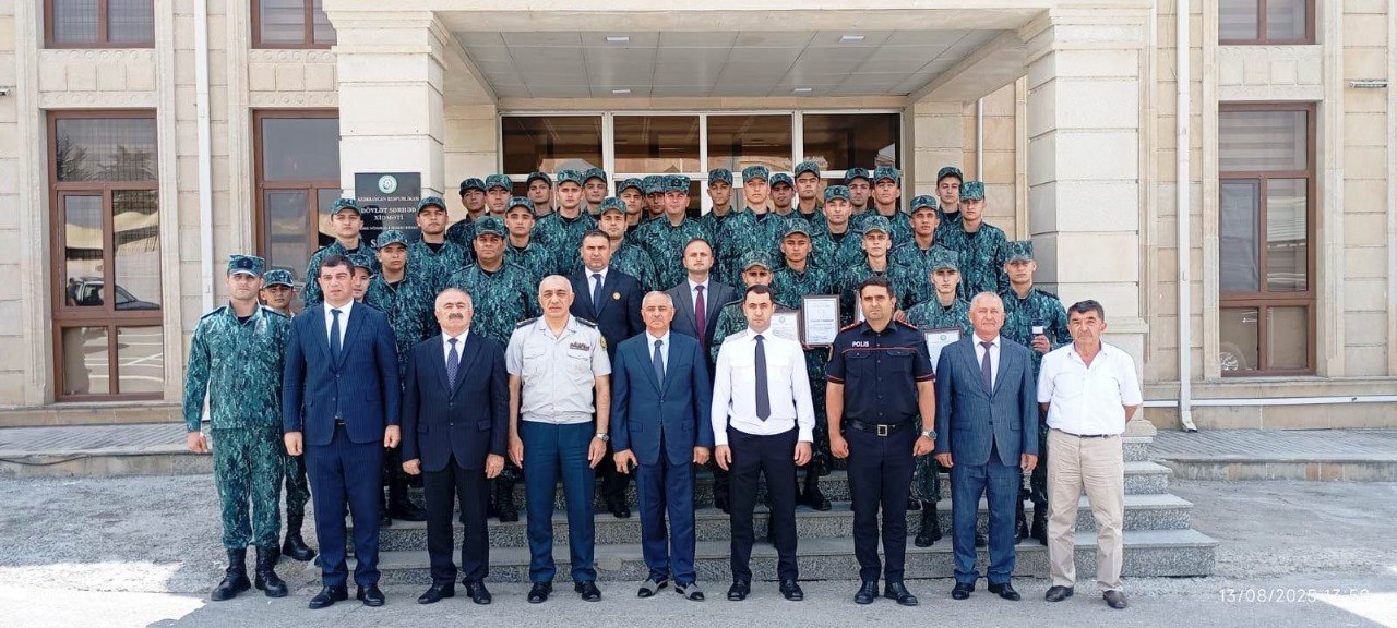 Sərhədçilərlə bayram görüşü - FOTO