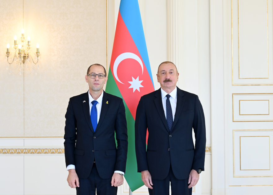 İsrailin yeni səfiri İlham Əliyevin QƏBULUNDA – FOTO