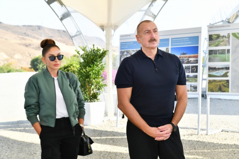 Prezident və xanımı Ağdərəyə GETDİLƏR Prezident və xanımı Ağdərəyə GETDİLƏR