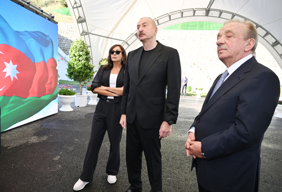 Prezident Murovdağ tunelinin texniki açılışını etdi - FOTO