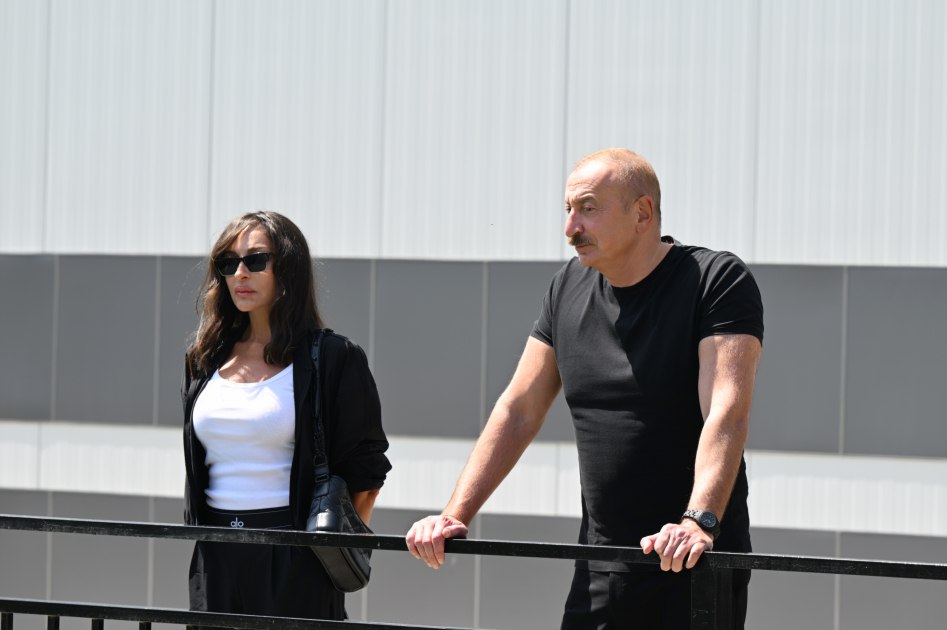 Prezident və birinci xanım Kəlbəcərdə elektrik stansiyalarının AÇILIŞINDA - FOTO