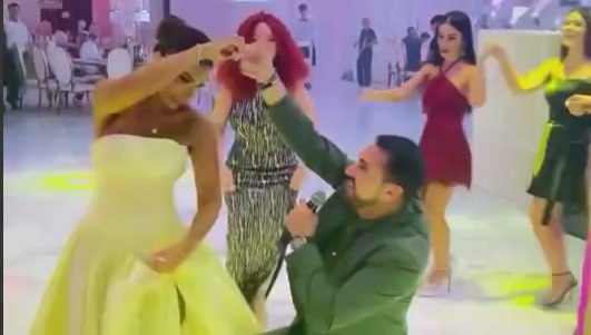 Afaq Gəncəlinin qardaşının toyundan VİDEO Afaq Gəncəlinin qardaşının toyundan VİDEO