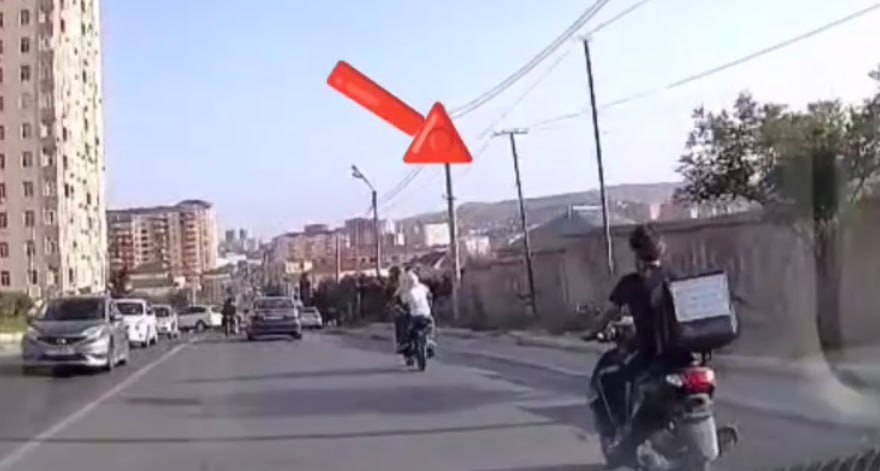 Moped sürən azyaşlılarla bağlı XƏBƏRDARLIQ – VİDEO
