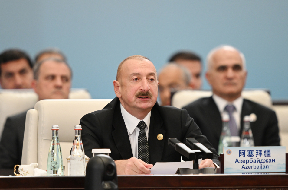 İlham Əliyev: “Son iki il ərzində Çinlə əlaqələrimiz yeni mərhələyə yüksəlib”