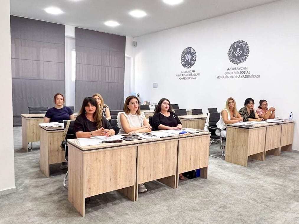 Əmək və Sosial Münasibətlər Akademiyasında təlimlər keçirildi – FOTO