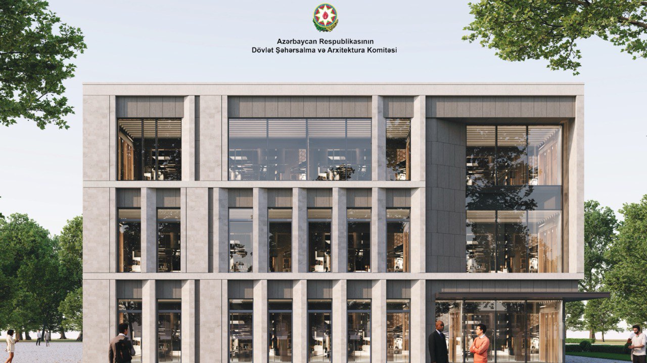 Xankəndidə inşa olunacaq Regional Memarlıq və Şəhərsalma Baş İdarəsinin binası belə görünəcək – FOTO