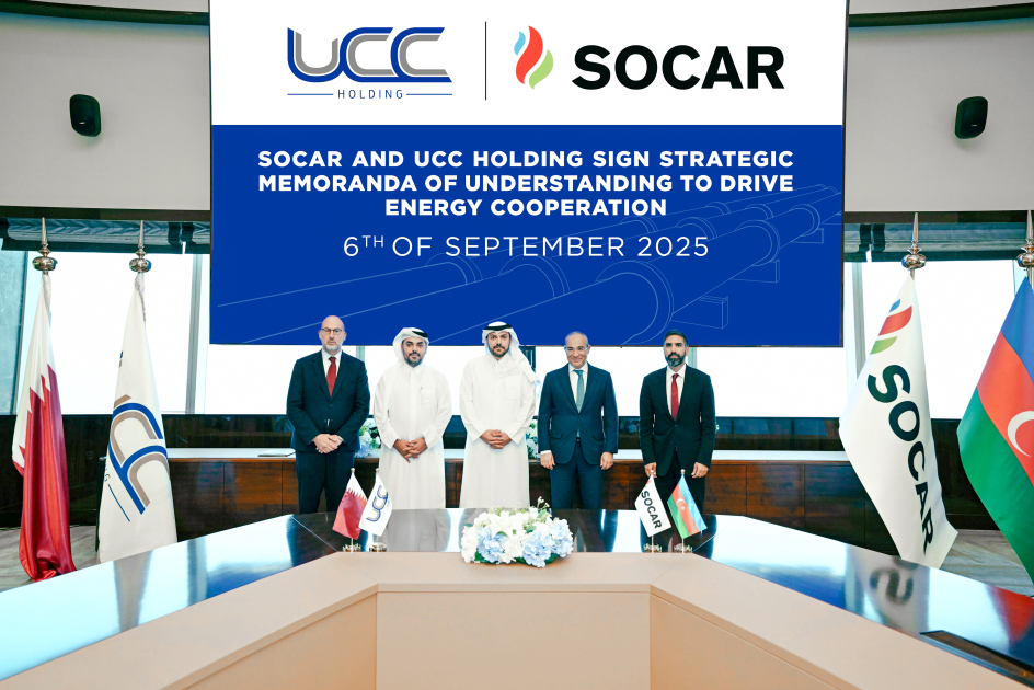 SOCAR ilə “UCC Holding” arasında Anlaşma memorandumları İMZALANDI - FOTO