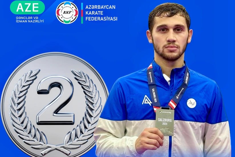 Karateçimiz Avstriyada gümüş medal QAZANDI Karateçimiz Avstriyada gümüş medal QAZANDI