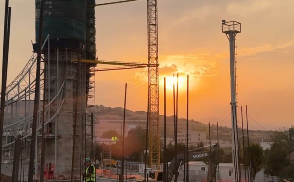 Yeni Şuşa məscidi belə inşa olunur – FOTO/VİDEO