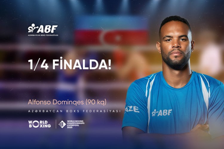 Boksçumuz dünya çempionatında ¼ finala YÜKSƏLDİ