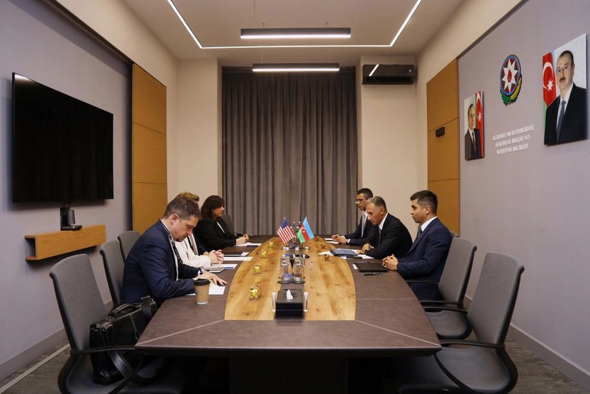 Azərbaycan və ABŞ arasında Zəngəzur dəhlizinin açılması istiqamətində əməkdaşlıq MÜZAKİRƏ EDİLDİ - FOTO
