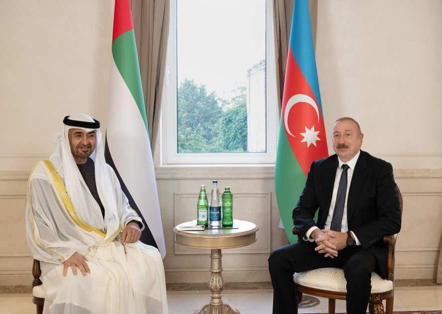 Prezidentlərin Şuşada təkbətək görüşü baş tutdu – FOTO