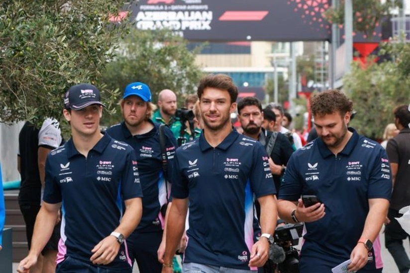 Formula 1 pilotları Bakıda – FOTO