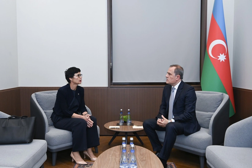 Ceyhun Bayramov AK komissarı ilə bölgədəki vəziyyəti müzakirə etdi - FOTO