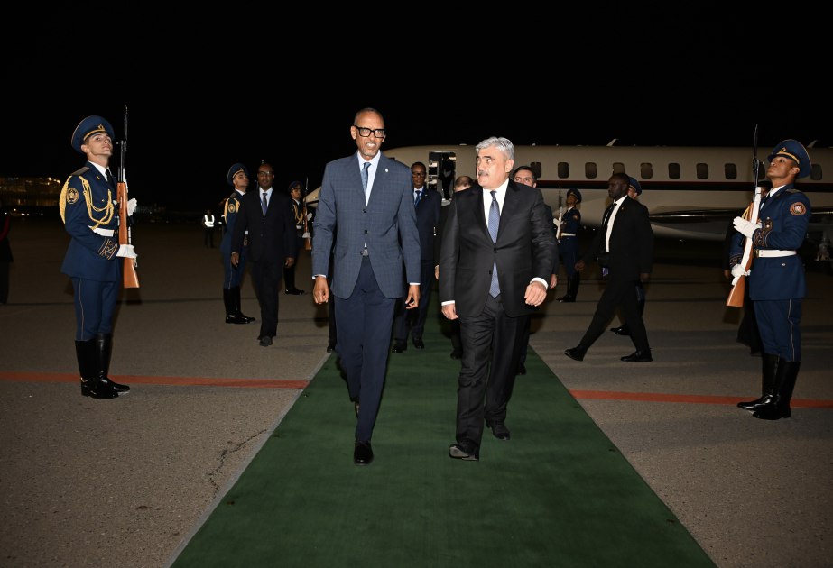 Ruanda Prezidenti ölkəmizə rəsmi SƏFƏRƏ GƏLDİ