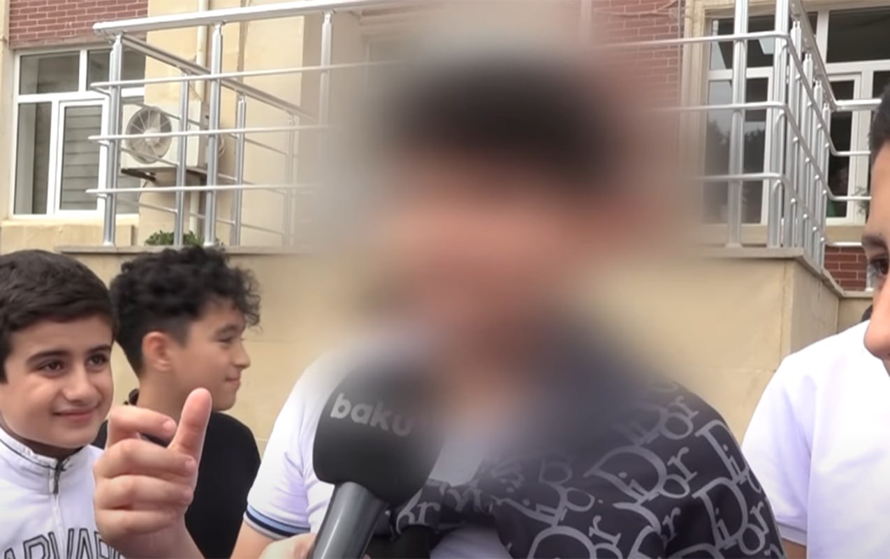 Məktəblini soyundurub videoya çəkiblər? – VİDEO