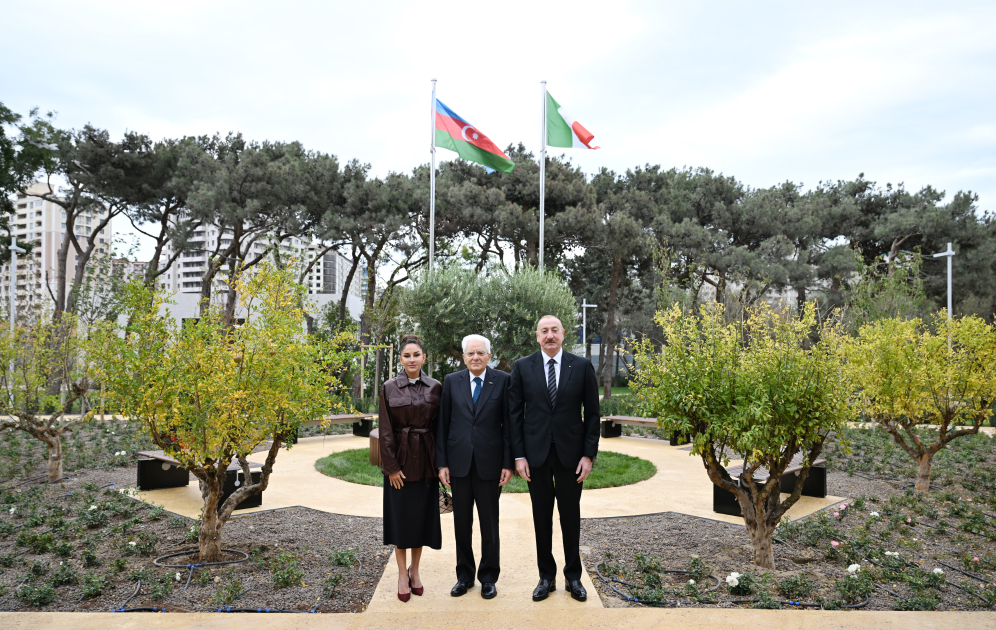 İlham Əliyev və Sercio Mattarella İtaliya-Azərbaycan Universitetinin AÇILIŞINDA - FOTO