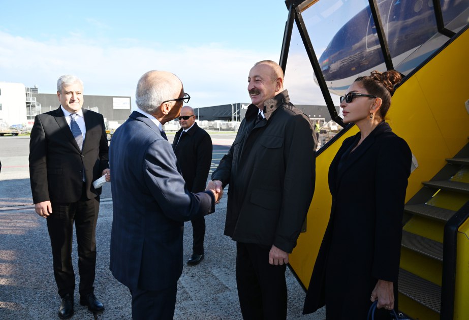 Prezident İlham Əliyev Danimarkada işgüzar SƏFƏRDƏDİR - FOTO