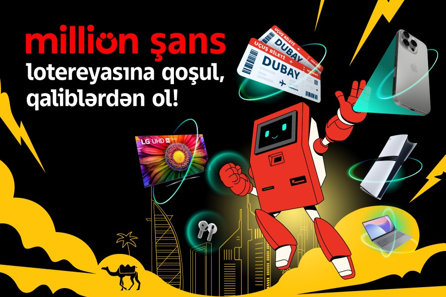 “Milliön şans” lotereyasına möhtəşəm hədiyyələrlə start verildi!