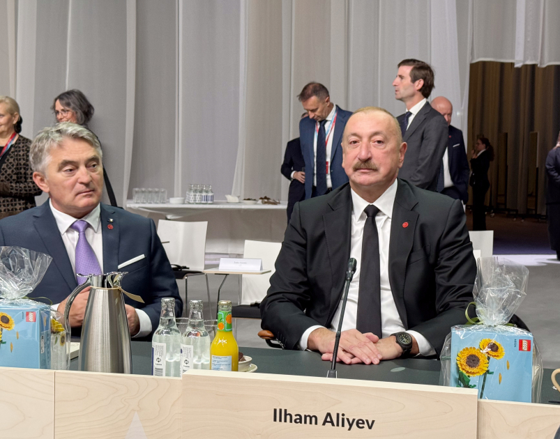 İlham Əliyev Aİ-nin plenar sessiyasında iştirak edib - FOTO
