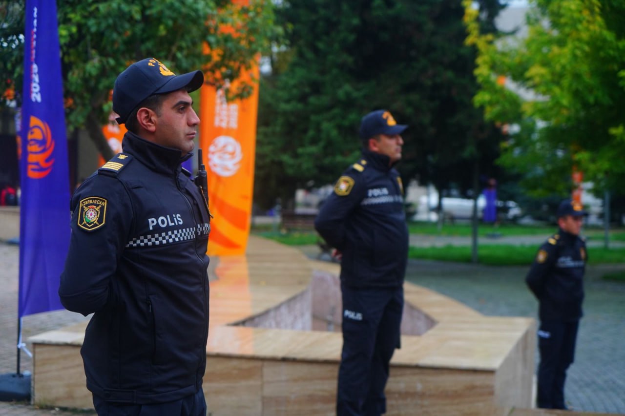 III MDB oyunları: Qəbələdə polis fasiləsiz rejimdə çalışır - FOTO-VİDEO