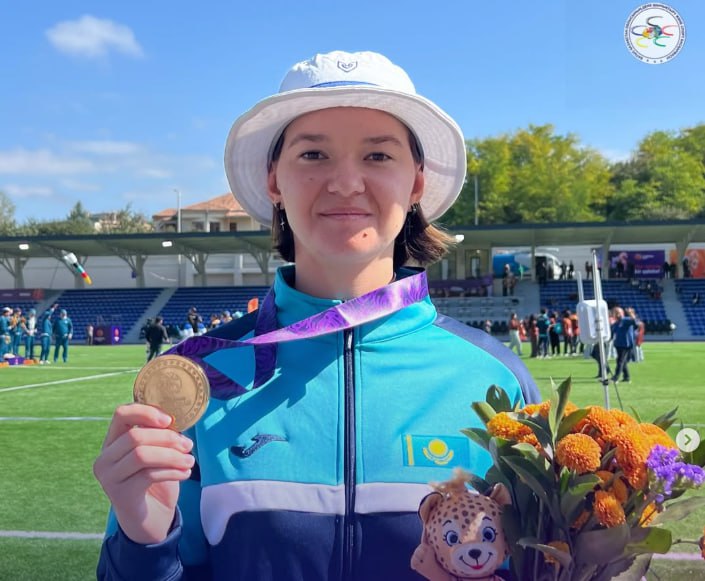 Xankəndidə qızıl medal qazanan qazaxıstanlı idmançı: “Şəhər xoşuma gəldi”