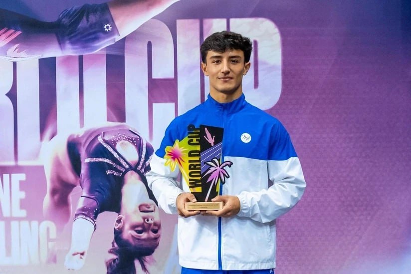 Gimnastımız Dünya Kuboku seriyasının QALİBİ OLDU