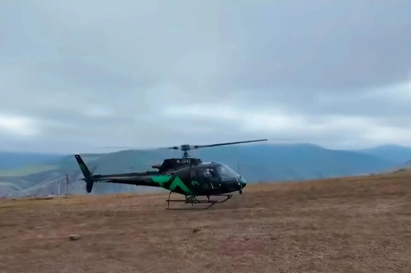 Azərbaycanda helikopterlə qızıl axtarılır – VİDEO